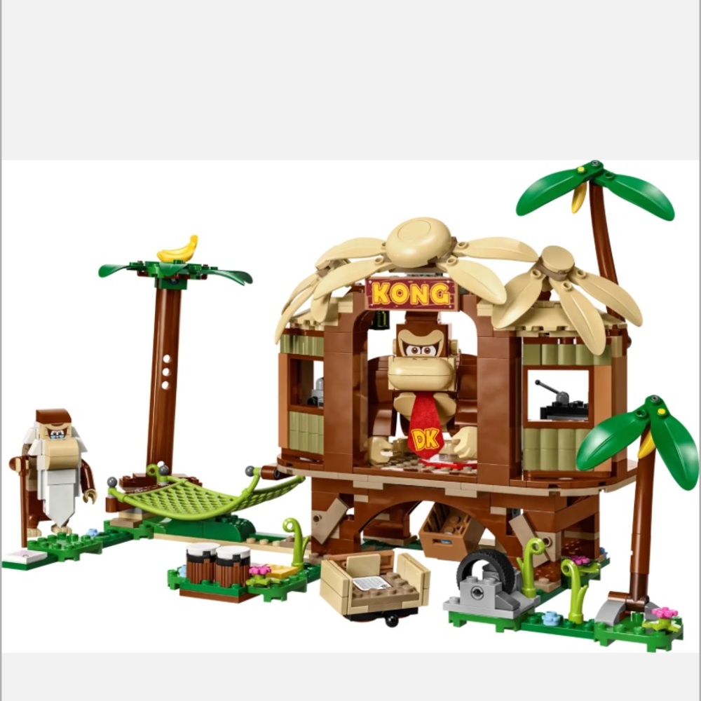 Donkey Kong's Tree House Expansion Set-New - Picture 4 of 8